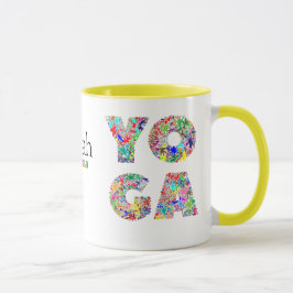 Caneca Yoga Gift Mug bonito com Nome Personalizado Taça d