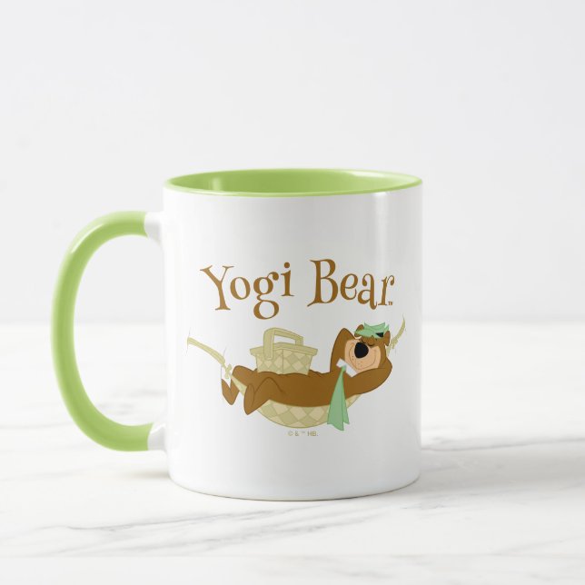 Caneca Yogi Bear Picnic Hammock Nap Time (Esquerda)