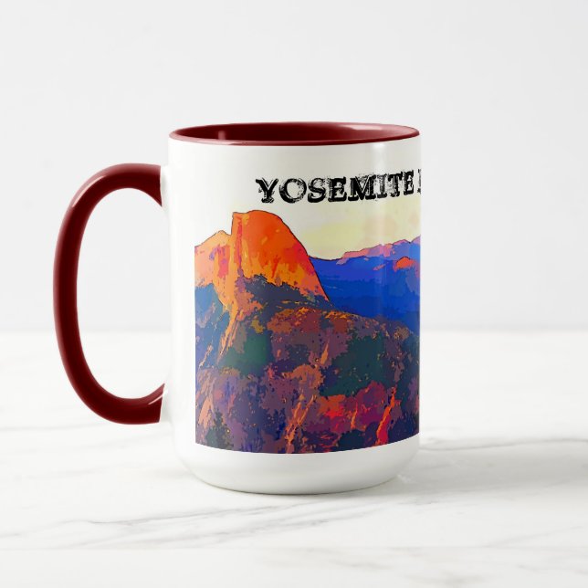 Caneca Yosemite National Park- Half Dome & Fall Mug $24. (Esquerda)