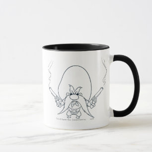 Caneca Yosemite Sam Fumando Armas