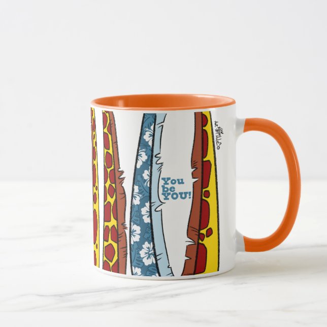 Caneca YOU BE YOU GIRAFFE by Jeff Willis Art Mug (Direita)