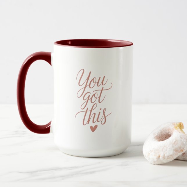 Caneca You Got This — Motivational Quote Coffee Mug (Com Donut)