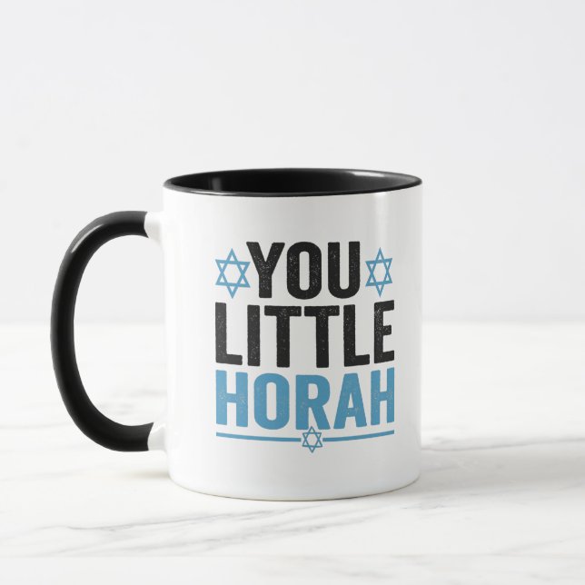 Caneca You Little Horah Hanukkah Funny Jewish Saying Gift (Esquerda)