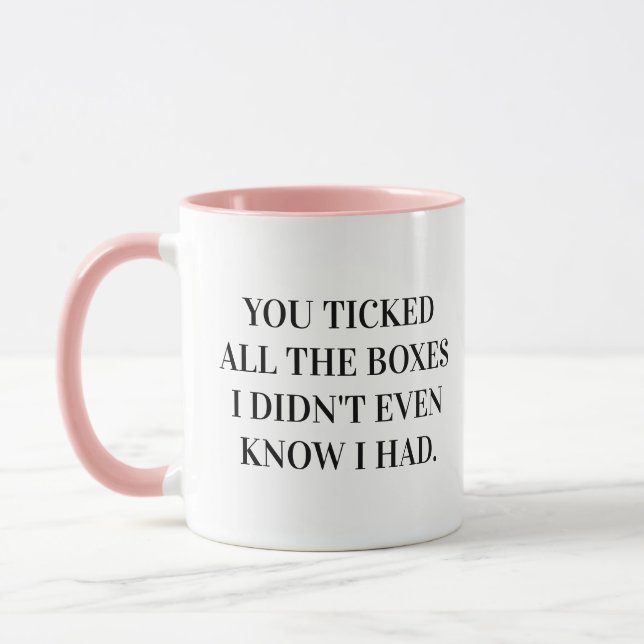 Caneca You Tick All The Boxes Girlfriend (Esquerda)