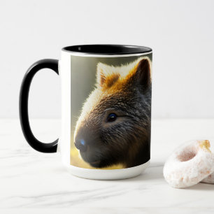 Caneca Young Australian Wombat, Café Mug