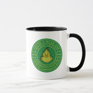 Caneca You're a Mean One Mister Grinch Badge