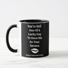 Caneca You're One Lucky Guy Valentine's Day 
