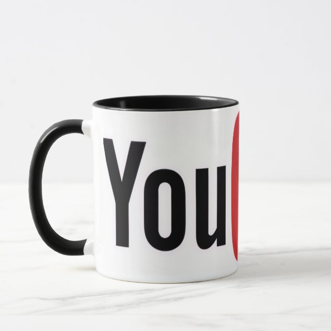 Caneca YouTube icon Mug (Esquerda)