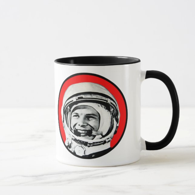Caneca Yuri Gagarin - herói & cosmonauta soviéticos (Direita)
