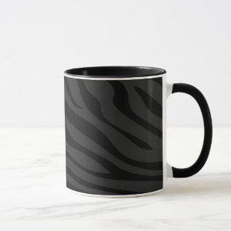 Caneca Zebbra listra o preto liso