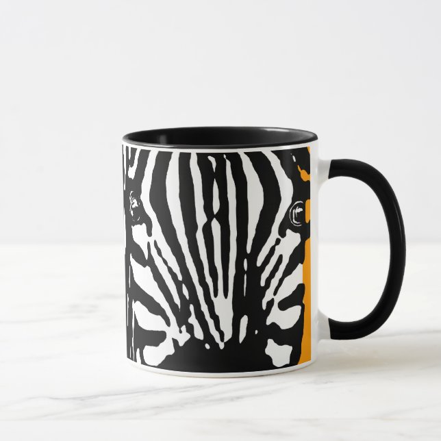 Caneca zebra. (Direita)