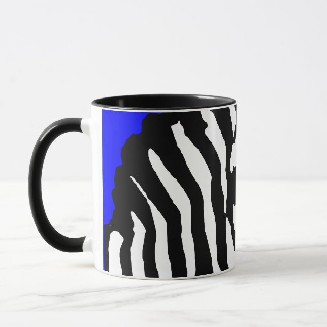 Caneca zebra. (Esquerda)