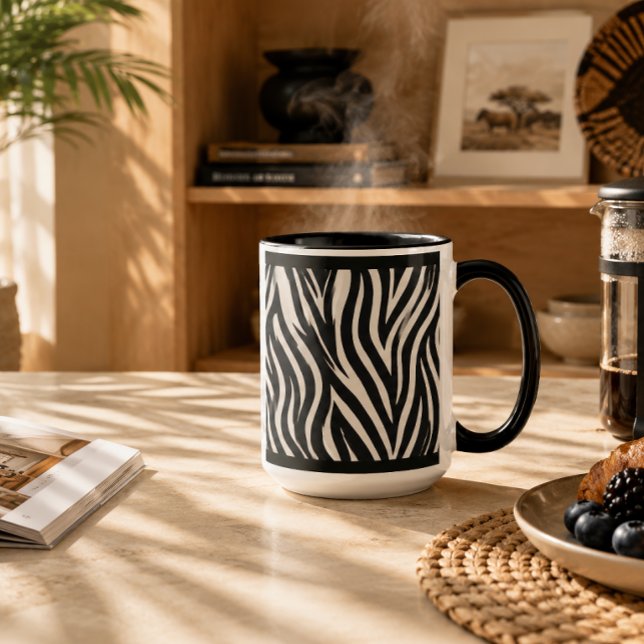 CANECA "ZEBRA" 11 OZ. CAFÉ (Criador carregado)