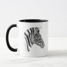 Caneca Zebra Art Coffee Mug - Elegante