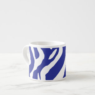 Caneca zebra azul