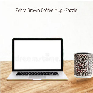 Caneca Zebra Brown