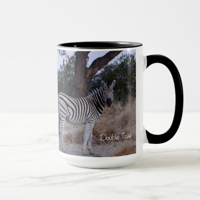 Caneca Zebra Double Take Foto (Direita)