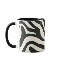 Zebra Print Cerâmica Mug