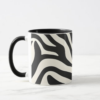 Caneca Zebra Print Cerâmica Mug