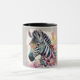 Caneca Zebra Watercolor Art Mug
