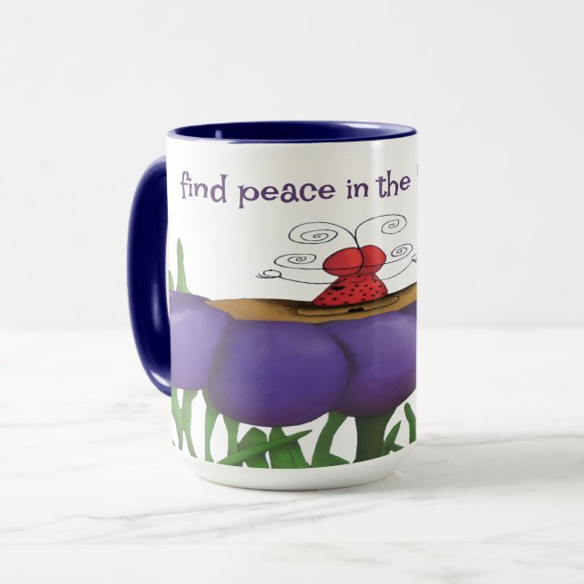 Caneca Zen Ladybug (Frente Esquerda)
