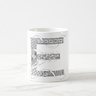 Caneca - Zenletter "E "