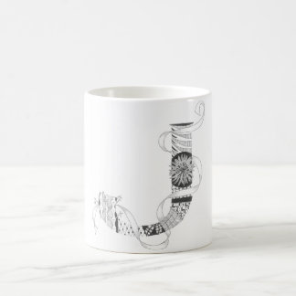 Caneca - Zenletter "J "