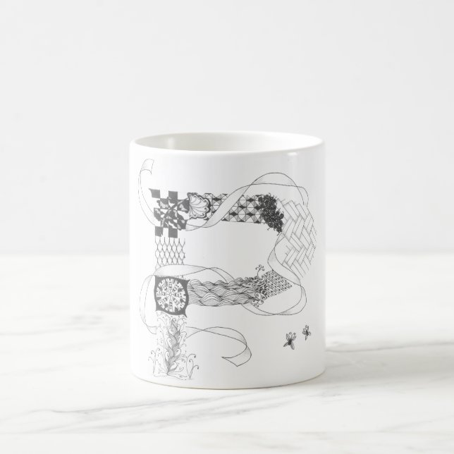 Caneca - Zenletter "P " (Centro)