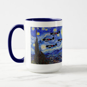 Caneca Zero Fighters + Starry Night