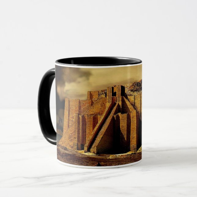 Caneca ziggurat de Nimrud (Frente Esquerda)