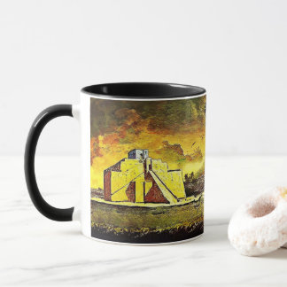 Caneca Ziggurat do nosso Travesseiro decorativo