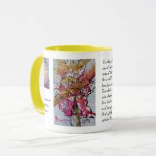Caneca Zínia em Declínio 001 / Artista Larry Lerew
