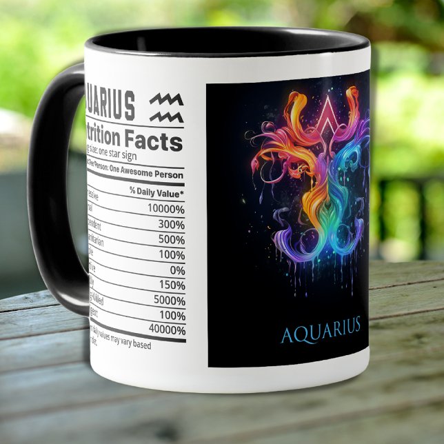 Caneca Zodiac Aquarius (Criador carregado)
