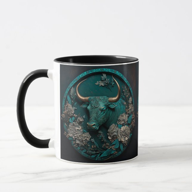 Caneca Zodiac Taurus Metal Art (Esquerda)