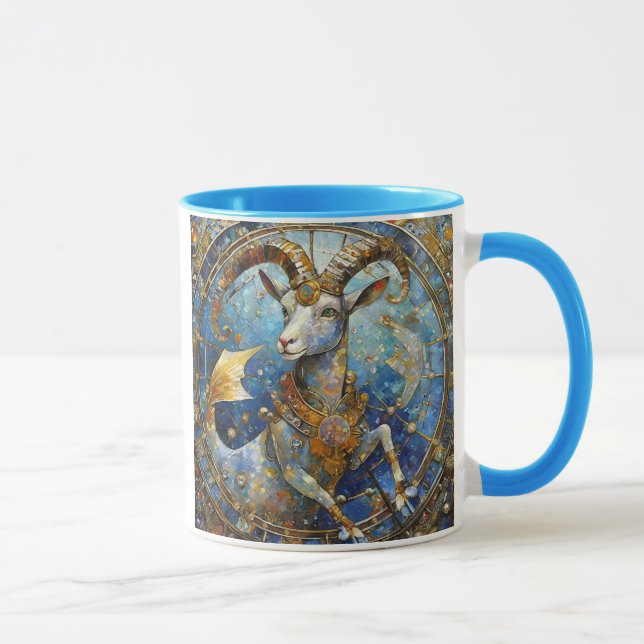 Caneca Zodíaco - Capricórnio o Bode Marinho (Direita)