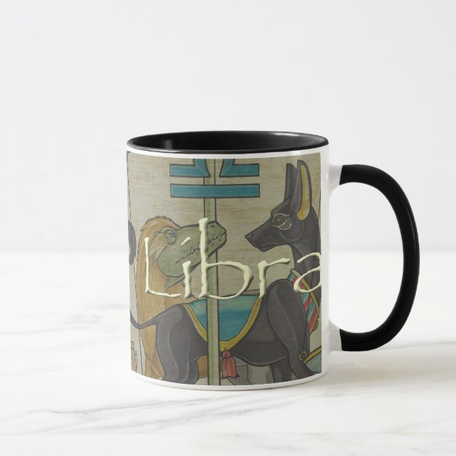 Caneca Zodíaco ocidental - Libra (Direita)