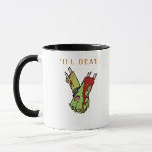 Caneca Zombie Casal Até A Morte Nos Deixar Clássicos