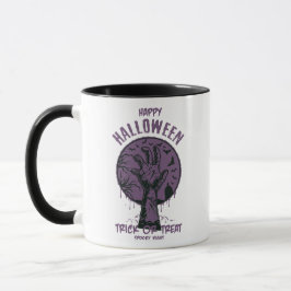 Caneca Zombie das Halloween - Trick ou Treat Spooky