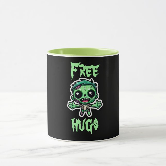 Caneca Zombie engraçado (Centro)