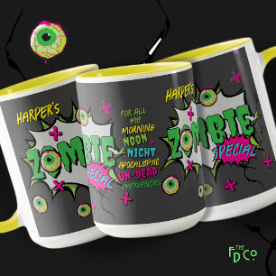 Caneca Zombie Especial Divertido Ghouly Personalizado