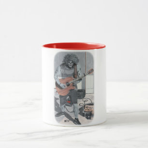 Caneca Zombie Guitar Musical Fantasy Art Coffee Mug