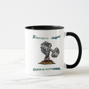 Caneca Zombie Gym: Cardio Opcional Zombie Gym