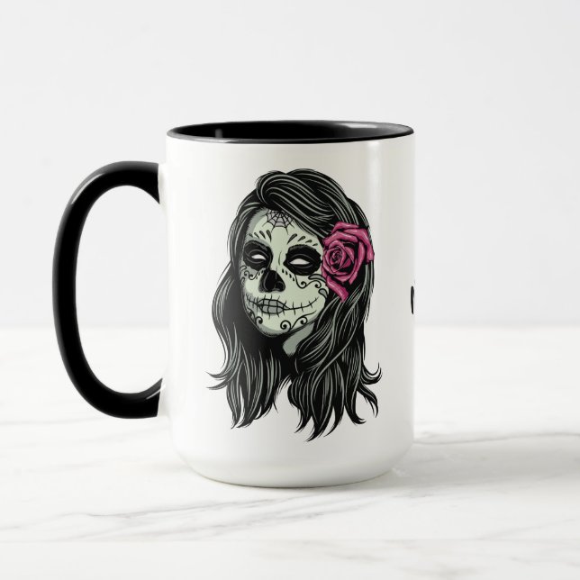 Caneca Zombie Woman, canções personalizadas (Esquerda)