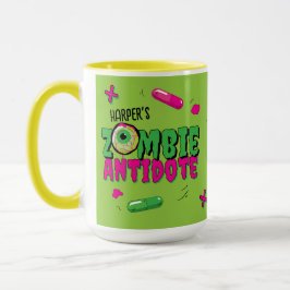 Caneca Zombie Zombie Divertida Shhh... Sem conversa