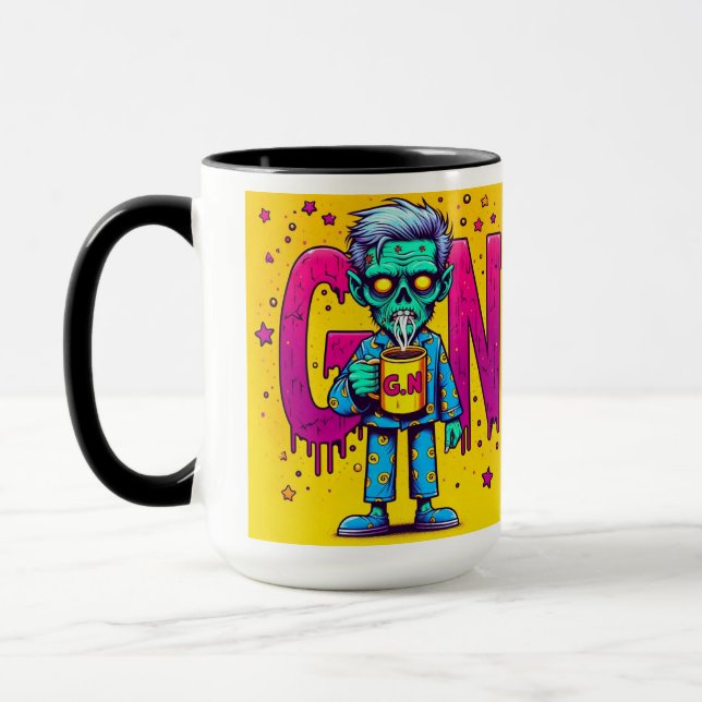 Caneca Zombies cafeinados (Esquerda)