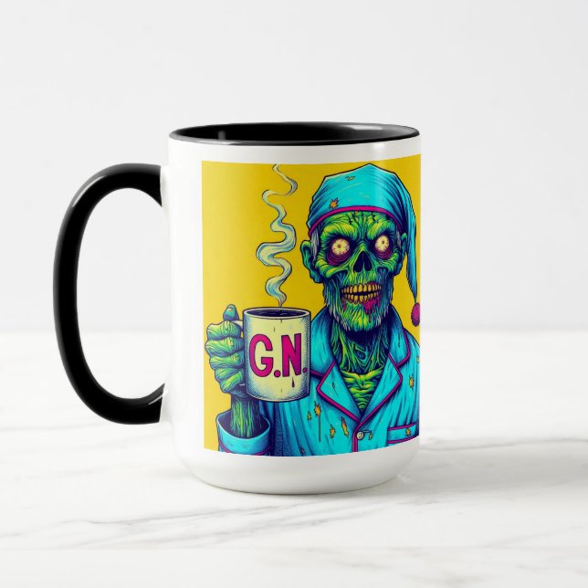Caneca Zombies cafeinados (Esquerda)