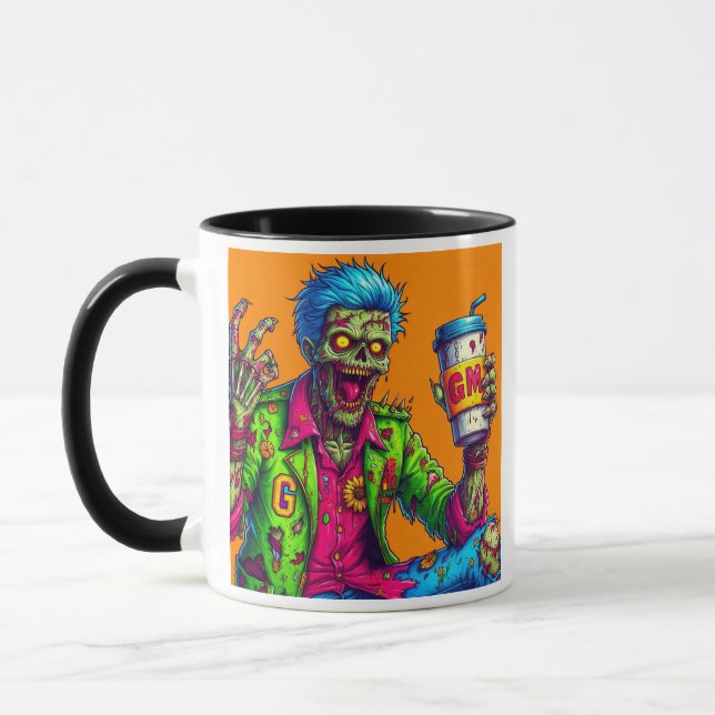 Caneca Zombies cafeinados (Esquerda)