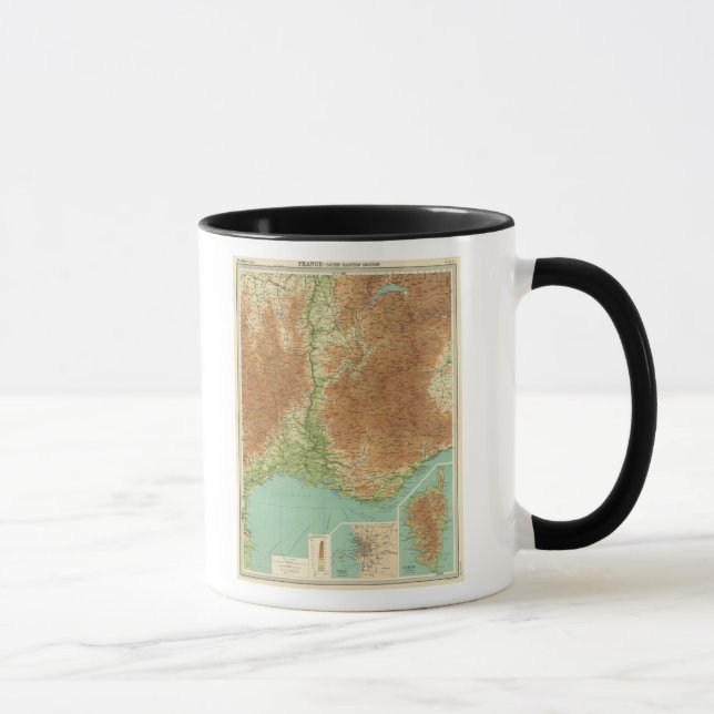 Caneca Zona Sudeste da Córsega Marselha (Direita)