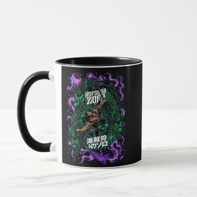 Caneca Zoro Roronoa One Piece (Esquerda)