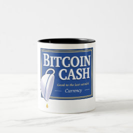 Canecas ao último Satoshi do dinheiro de Bitcoin